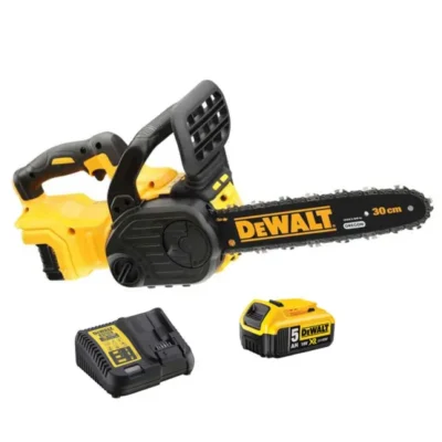 Tronçonneuse 18/54 V xr 30 cm guide – Dewalt – avec 1 batterie 18 V 5,0 Ah – Chargeur