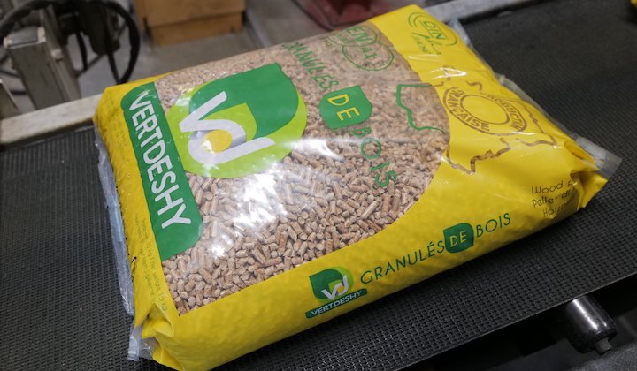 Granulés de bois vertdeshy