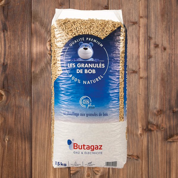 Palette de granulés de bois pellets 66 sacs de 15kg