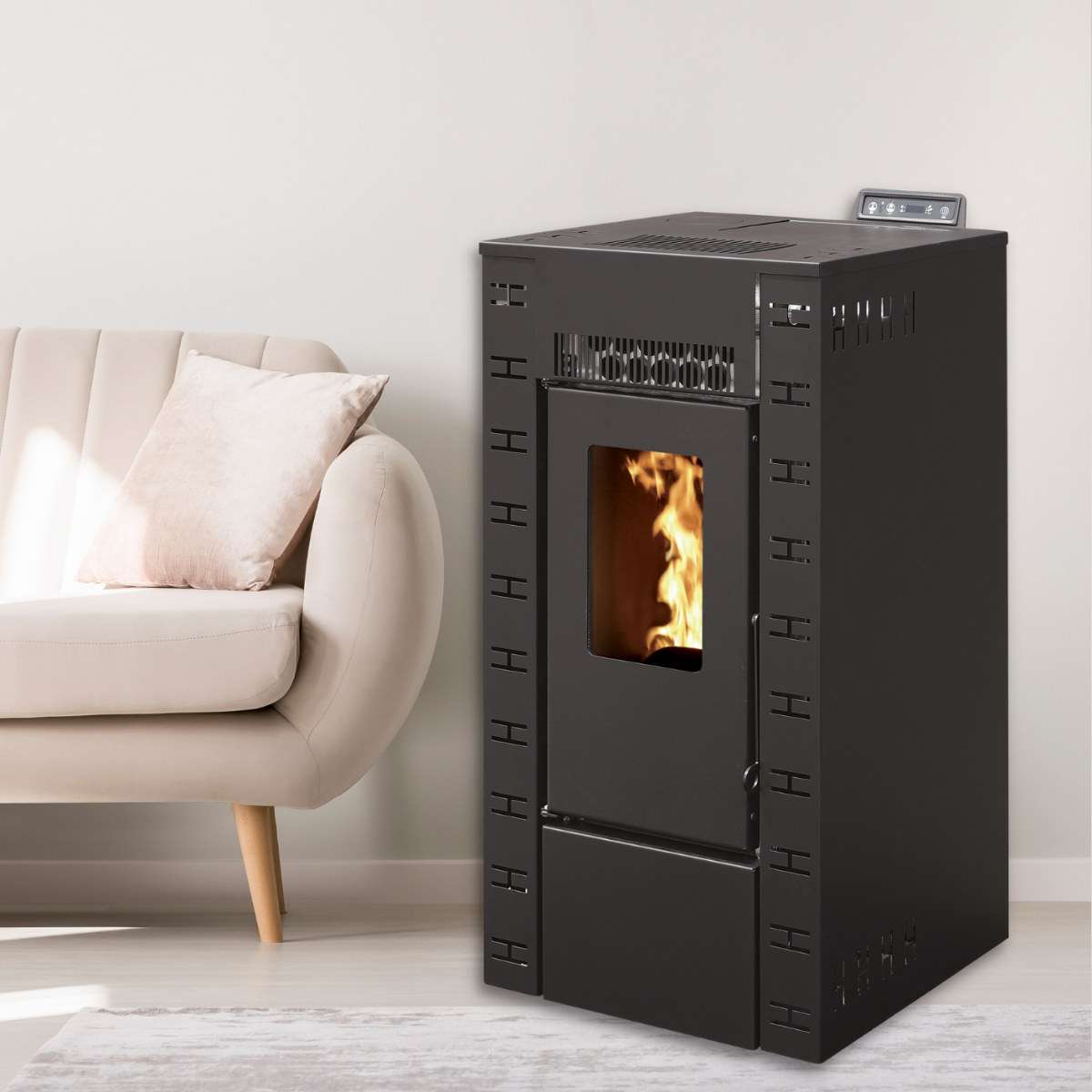 Poêle à bois et granulés