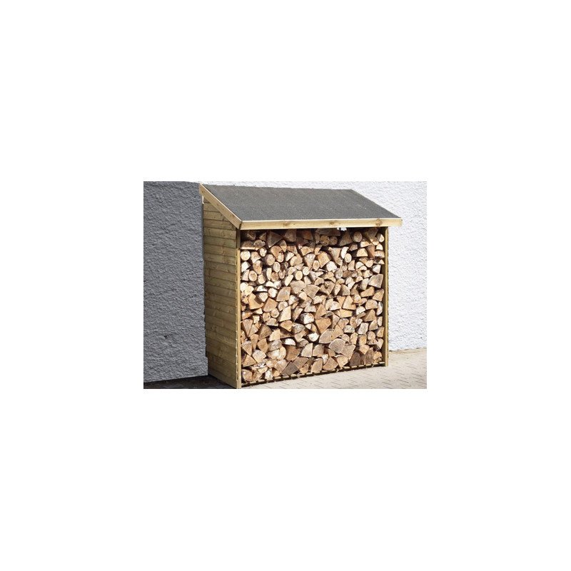 abri bûches bois 2 stères