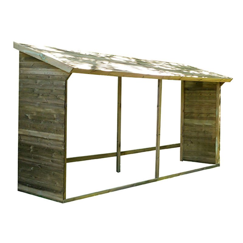 Bûcher xxl en bois traité - 5.7m3